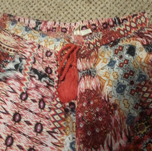 TALL Patterned Palazzo Pants - Picture 2 of 5